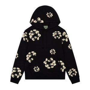 Denim Tears x CPFM Cactus Tears Wreath Hoodie Black