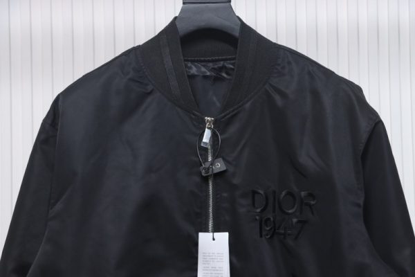 Dior 1947 logo embroidered bomber jacket - Image 12