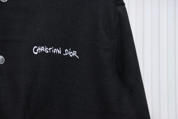 Dior 24Fw graffiti signature baseball jacket - Image 6