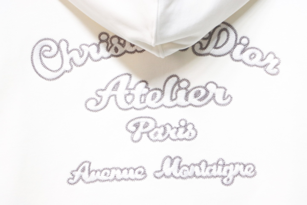 Dior Atelier' White Hoodie - Image 5