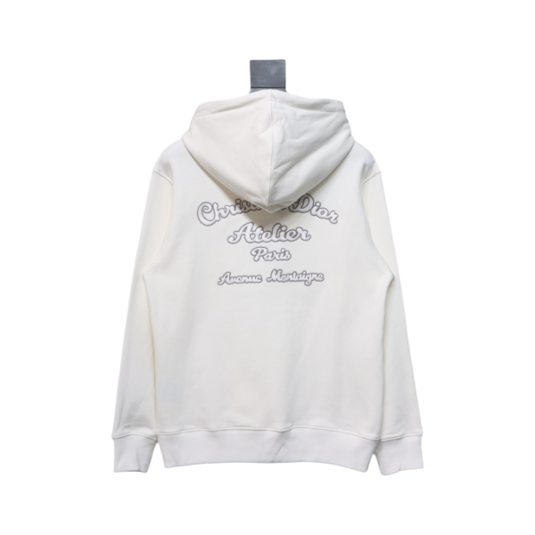 Dior Atelier' White Hoodie - Image 3
