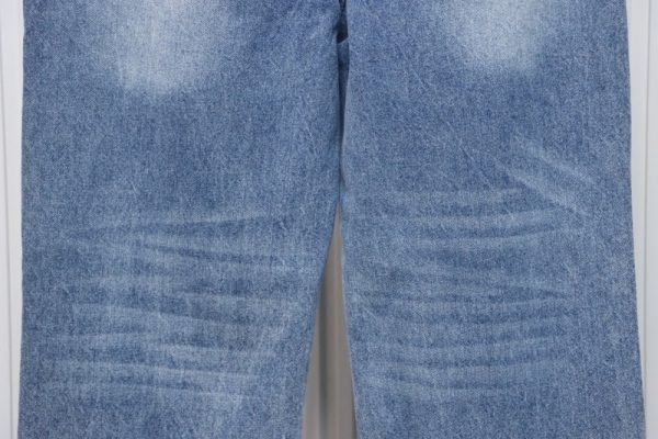 Dior CD embroidered letters plant flowers couple washed jeans - Image 9