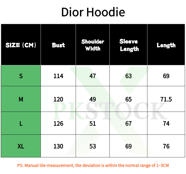 Dior CD Icon Hooded Sweatshirt Black Cotton Fleece - Image 3