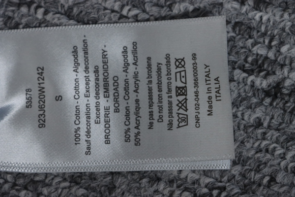 Dior Letter Logo Embroidery Sweatshirt White - Image 7