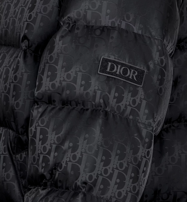 Dior Oblique Down Jacket Black Technical Jacquard - Image 3