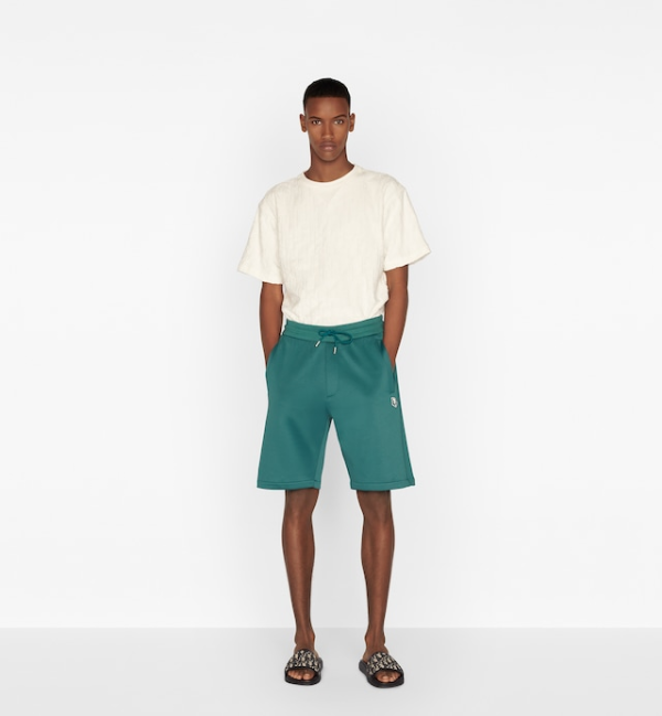 Dior Oblique Relaxed-Fit T-Shirt Off-White Terry Cotton Jacquard - Image 3