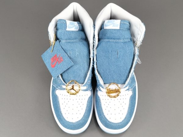 Air Jordan 1 High OG “Denim” Retro Casual Basketball Shoes - Image 17