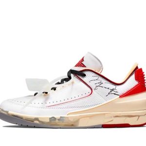 Off-White x Air Jordan 2 Retro Low SP ‘White Varsity Red’