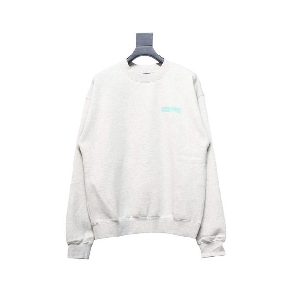 Fear of God FOG 24FW Small Inverted Letters Crewneck Grey Sweatshirt - Image 9