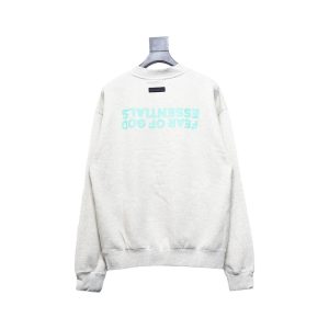 Fear of God FOG 24FW Small Inverted Letters Crewneck Grey Sweatshirt