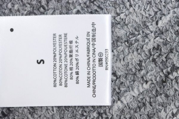Fear of God FOG 24FW Small Inverted Letters Crewneck Grey Sweatshirt - Image 4