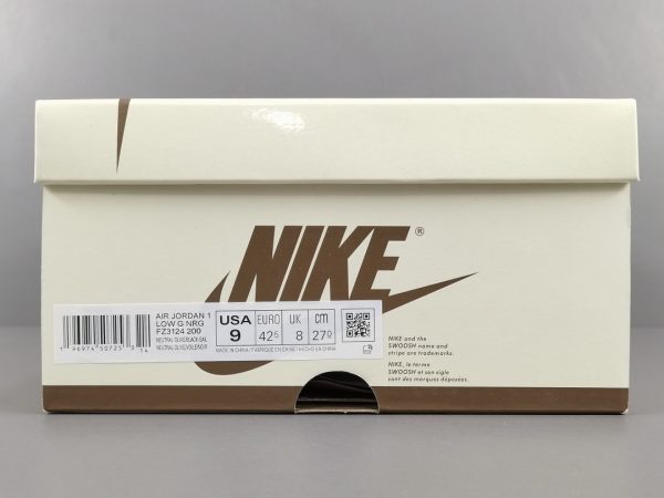 Travis Scott X Jordan Air Jordan 1 Low Glof Low Top Trendy Retro Basketball Shoes - Image 3