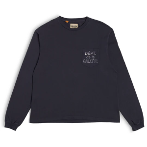 Gallery Dept. Dept. De La Galerie Long Sleeve Pocket T-shirt Black