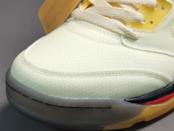 Off-White X Air Jordan 5 Retro SP ＂Sail＂ - Image 10