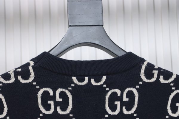 Gucci Classic Double G Jacquard Sweater - Image 6