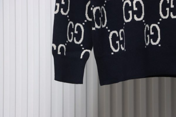 Gucci Classic Double G Jacquard Sweater - Image 7