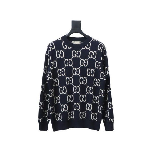 Gucci Classic Double G Jacquard Sweater