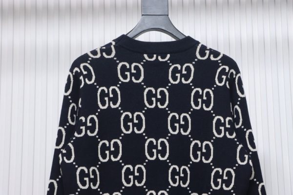 Gucci Classic Double G Jacquard Sweater - Image 9