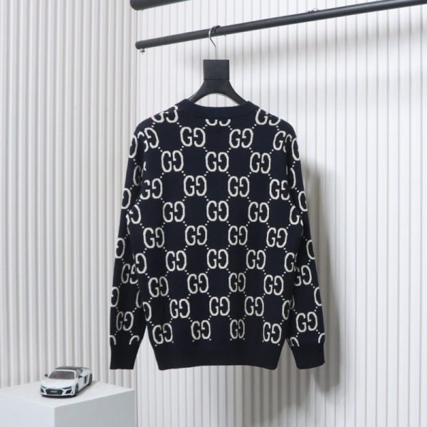 Gucci Classic Double G Jacquard Sweater - Image 10