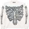 Hellstar Airbrushed Bones Longsleeve White