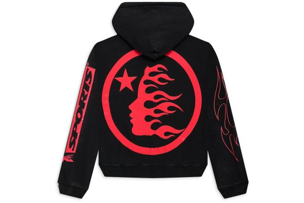 Hellstar Sports Future Flame Hoodie Black - Image 2