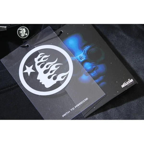 Hellstar T-Shirt Washed Black (NFC) EG692 - Image 7