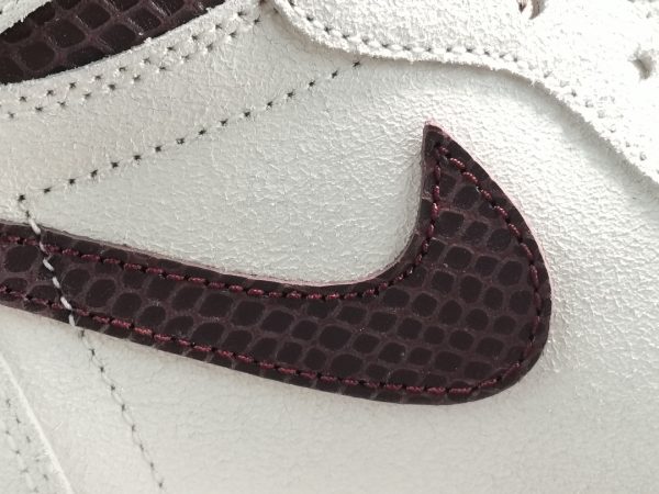 A Ma Maniere x Air Jordan 1 Retro High OG SP＂sail and Burgundy＂Retro Leisure Basketball Shoes - Image 13