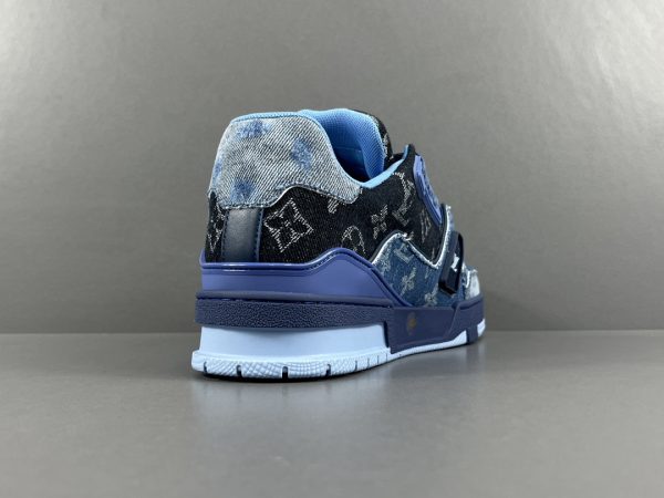 Trainer round toe lace up fashion sneakers - Image 5