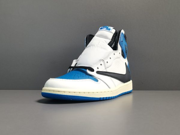 Travis Scott Fragment X Air Jordan 1 High OG＂Military Blue＂Casual shoes - Image 20