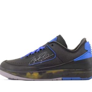Off-White x Air Jordan 2 Retro Low SP ‘Black Varsity Royal’