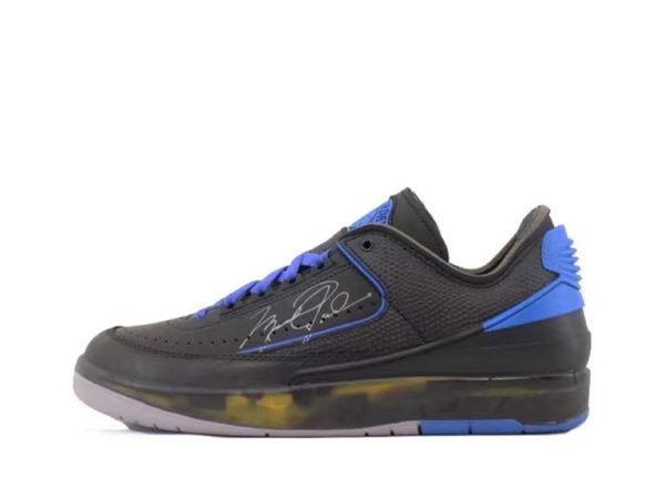 Off-White x Air Jordan 2 Retro Low SP ‘Black Varsity Royal’