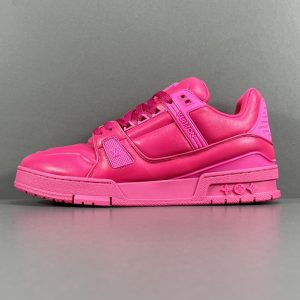 Trainer round toe lace-up low-top fashion casual sneakers