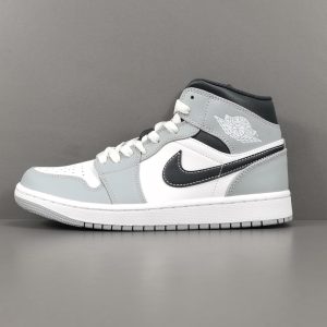 Air Jordan 1 Mid ＂Light Smoke Grey ＂