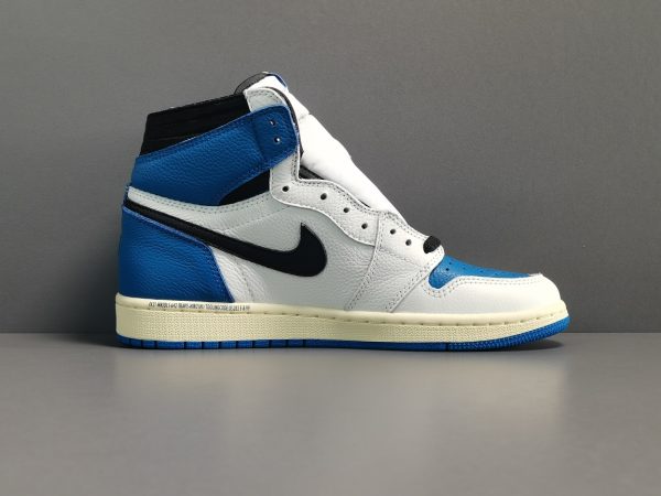 Travis Scott Fragment X Air Jordan 1 High OG＂Military Blue＂Casual shoes - Image 17