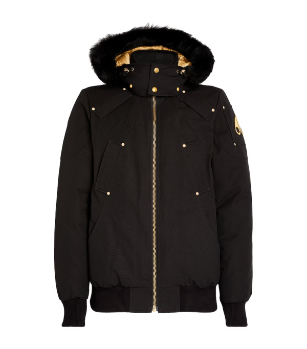 Moose Knuckles Gold Series Little Rapids Bomber Jacket