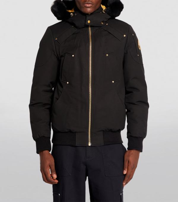 Moose Knuckles Gold Series Little Rapids Bomber Jacket - Image 4