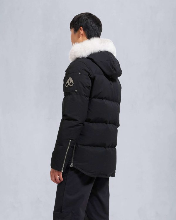 Moose Knuckles ORIGINAL 3Q FUR Black/Whites - Image 6