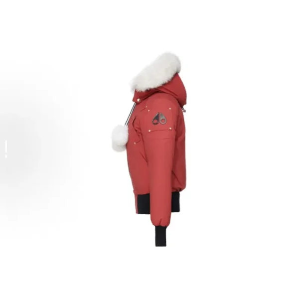 Moose Knuckles Red Jacket Black Wool（NFC) - Image 3