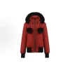 Moose Knuckles Red Jacket Black Wool（NFC)