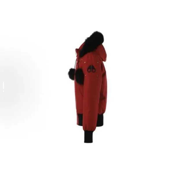 Moose Knuckles Red Jacket Black Wool（NFC) - Image 3