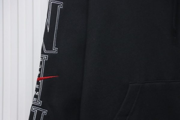 NIKE x SUPREME Nike SUP joint arm embroidered hooded sweatshirt - Image 4