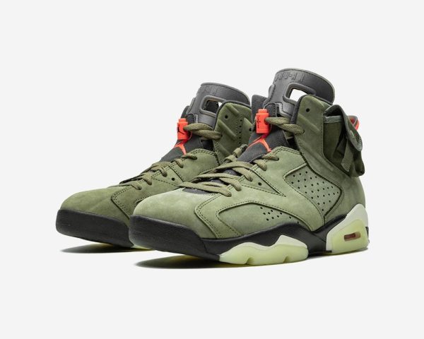 Travis Scott x Air Jordan 6 Retro ‘Olive’ - Image 2