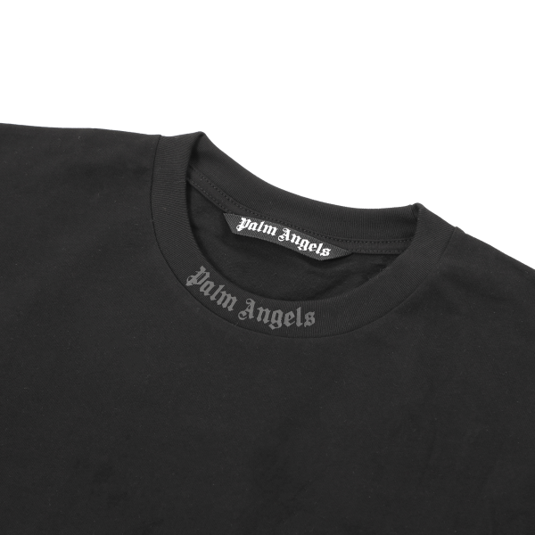 Palm Angels Oversize glittered logo cotton t-shirt - Image 5