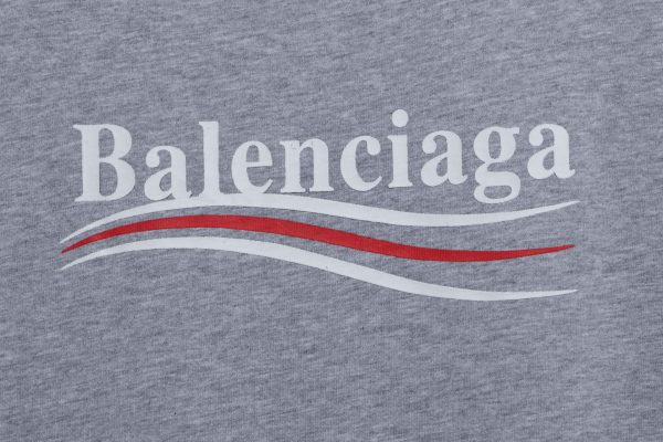 Balenciaga Coke Print Short Sleeve Grey - Image 6