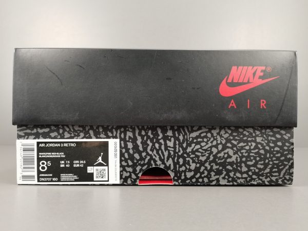 Air Jordan 3 Retro ＂Fire Red＂ - Image 3