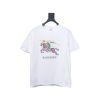 PK God Batch Colorful knight horse logo print short sleeve white