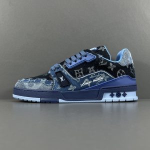 Trainer round toe lace up fashion sneakers