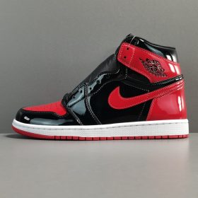 Air Jordan 1 High OG “Bred Patent” High Top Vintage Basketball Shoes