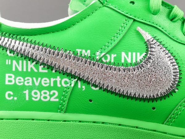 Off-White X Nike Air Force 1 LOW X＂Green＂ - Image 11