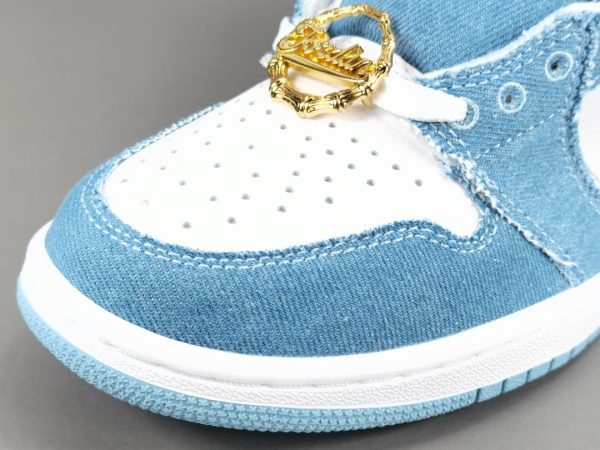 Air Jordan 1 High OG “Denim” Retro Casual Basketball Shoes - Image 2